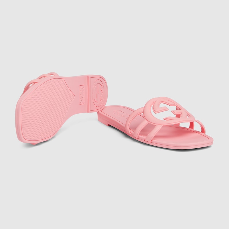 Women’s Interlocking G slide sandal - Image 6